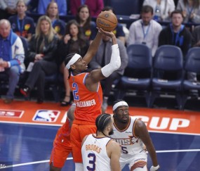 亚历山大28+8 雷霆49分大胜太阳进NBA杯西决