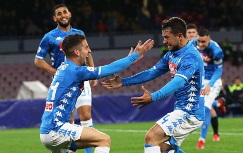 意甲争冠终极战：那不勒斯主场迎战卡利亚里 1分优势静待队史第三冠