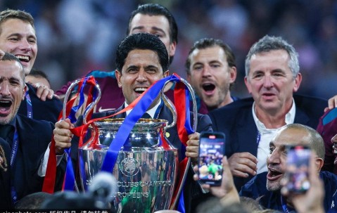 巴黎登顶欧冠！纳赛尔：我们干翻皇萨城利，法甲站起来了！