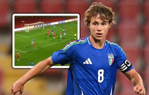 米兰17岁青训闪耀U19国家队，身价3个月涨80%，下赛季有望踢意甲