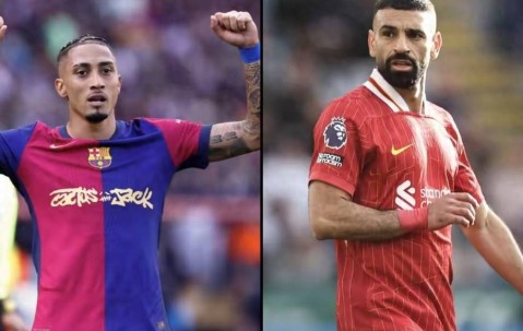 2024-25赛季仅有2人传射20+ 都是左脚球员 但均留有遗憾